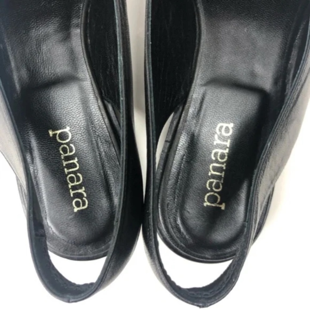 Panara Flat Sandal with Sling Black 7.5 - Picture 10 of 14